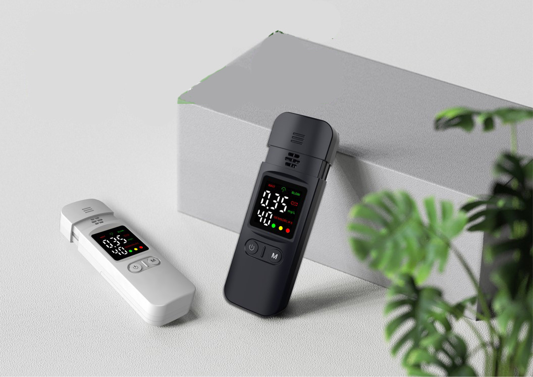 Portable Breath Alcohol Tester Colorful Led Digital Display